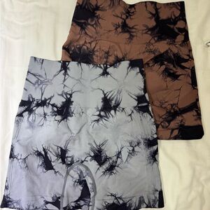 Stylish Tie-Dye Gym Shorts